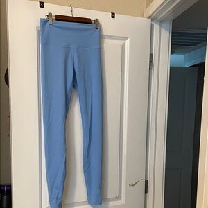 Lululemon Athletica Sky Blue Wunder Train Leggings 28”